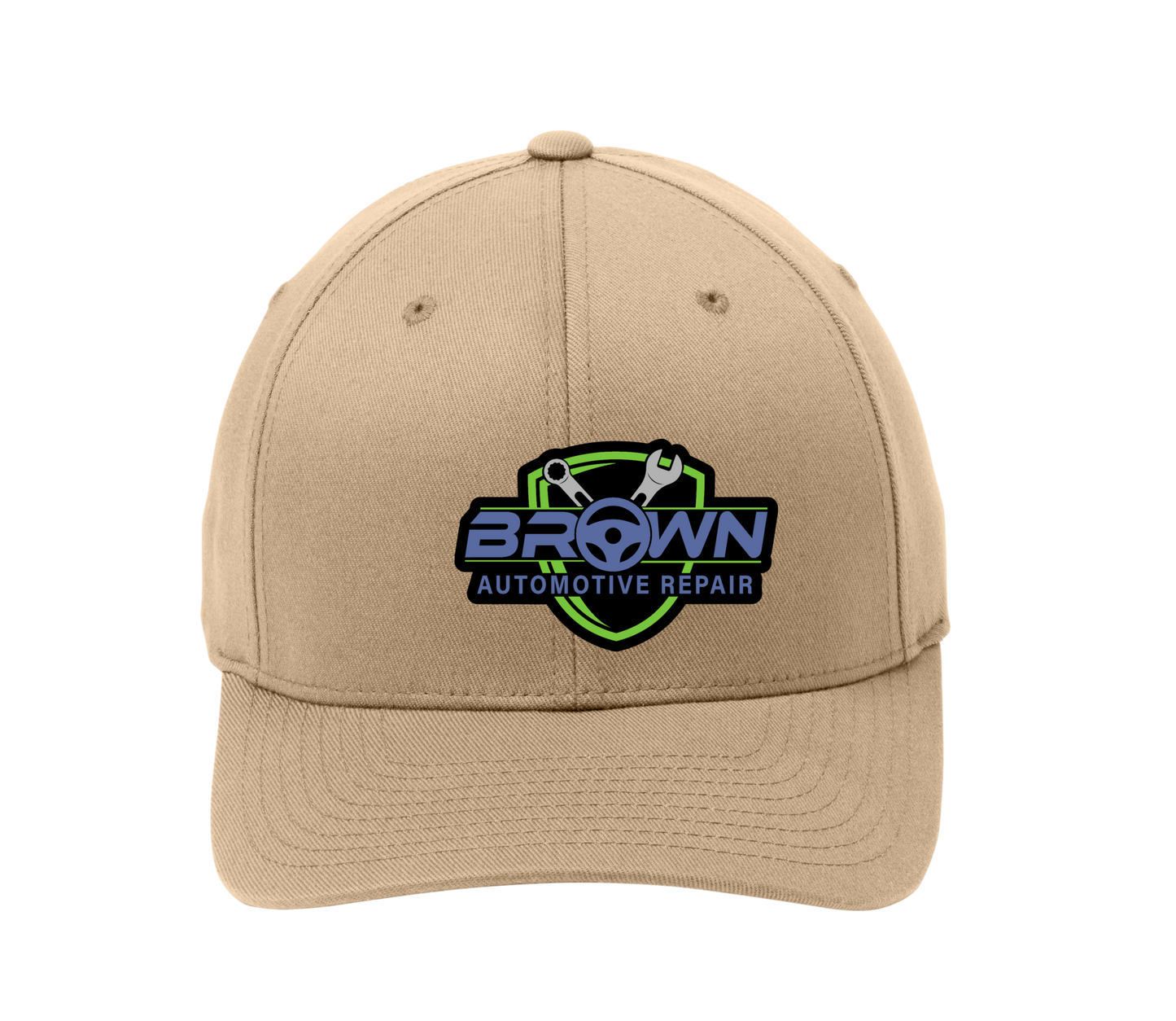 Port Authority® Flexfit® Cap C865 - Brown Automotive Repair
