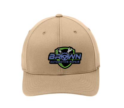Port Authority® Flexfit® Cap C865 - Brown Automotive Repair