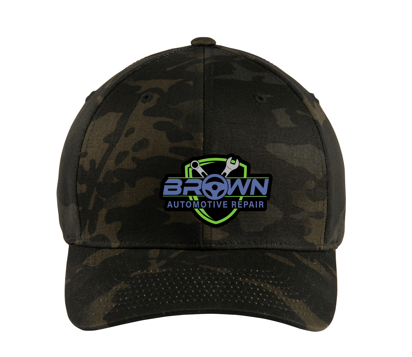 Port Authority® Flexfit® Cap C865 - Brown Automotive Repair