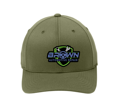Port Authority® Flexfit® Cap C865 - Brown Automotive Repair