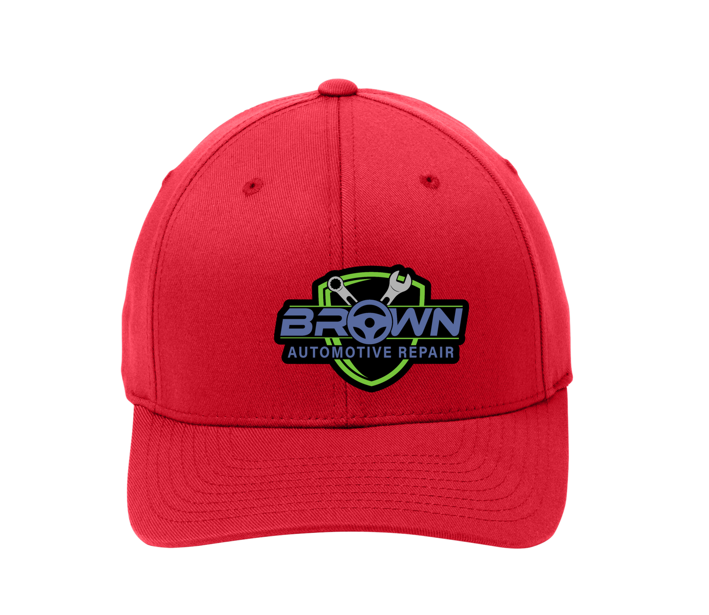 Port Authority® Flexfit® Cap C865 - Brown Automotive Repair