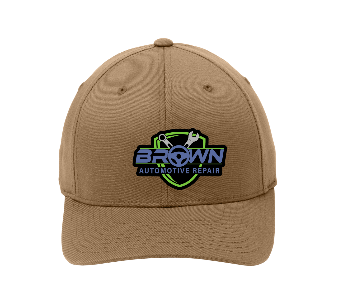 Port Authority® Flexfit® Cap C865 - Brown Automotive Repair