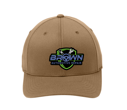 Port Authority® Flexfit® Cap C865 - Brown Automotive Repair