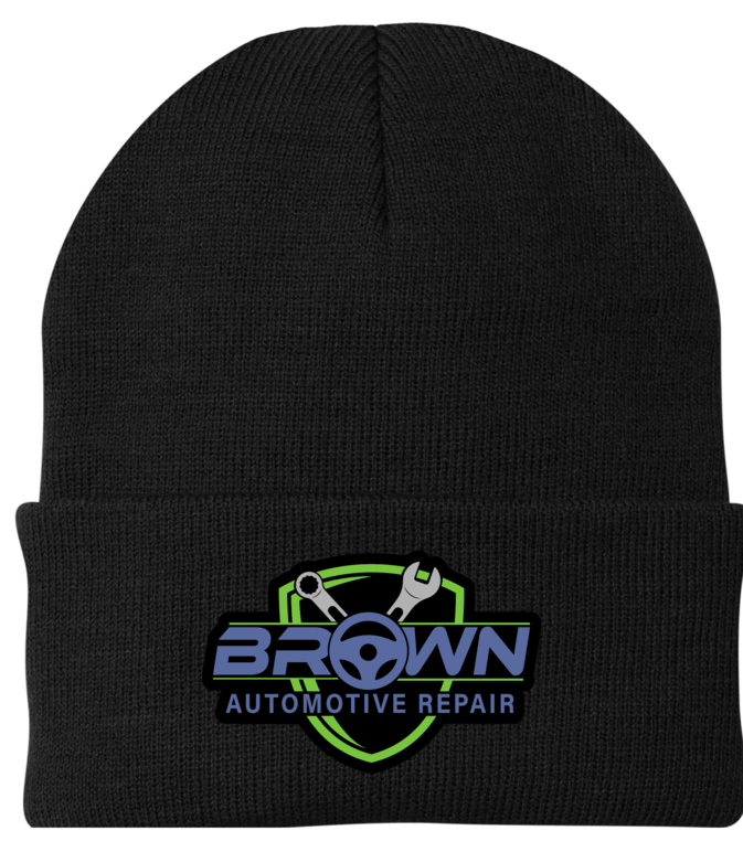 Port & Company® - Knit Cap / Beanie CP90 - Brown Automotive Repair