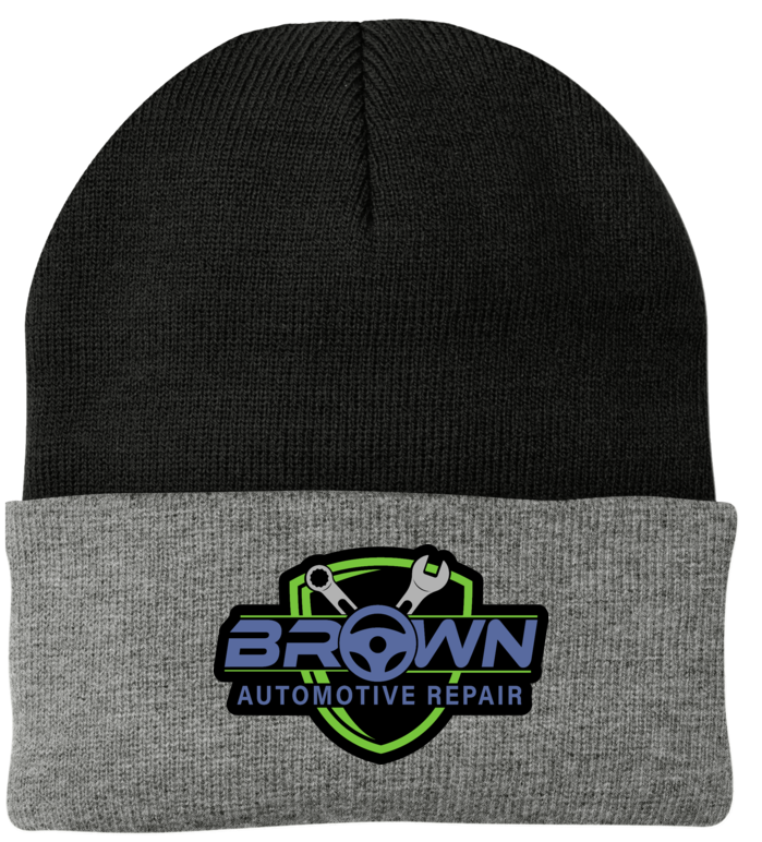 Port & Company® - Knit Cap / Beanie CP90 - Brown Automotive Repair