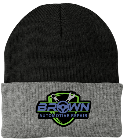 Port & Company® - Knit Cap / Beanie CP90 - Brown Automotive Repair