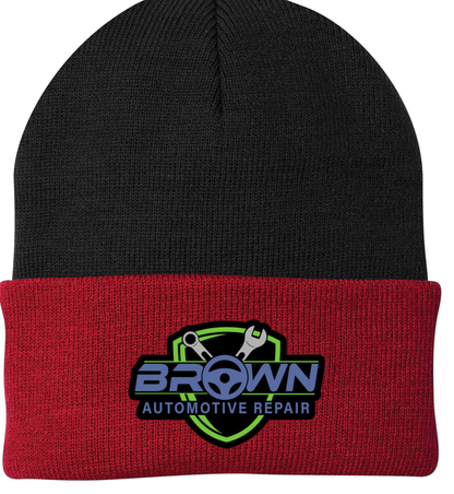 Port & Company® - Knit Cap / Beanie CP90 - Brown Automotive Repair