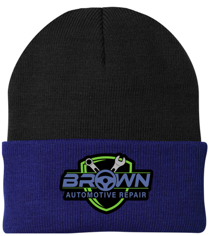 Port & Company® - Knit Cap / Beanie CP90 - Brown Automotive Repair