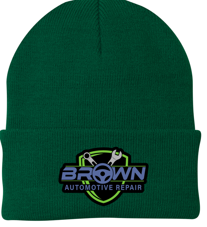 Port & Company® - Knit Cap / Beanie CP90 - Brown Automotive Repair