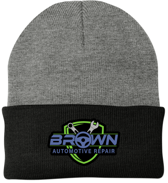 Port & Company® - Knit Cap / Beanie CP90 - Brown Automotive Repair