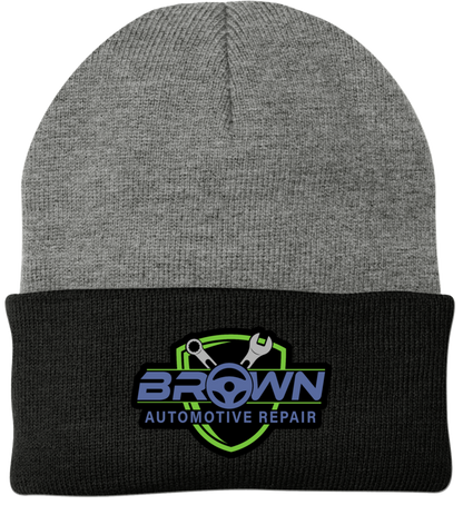 Port & Company® - Knit Cap / Beanie CP90 - Brown Automotive Repair