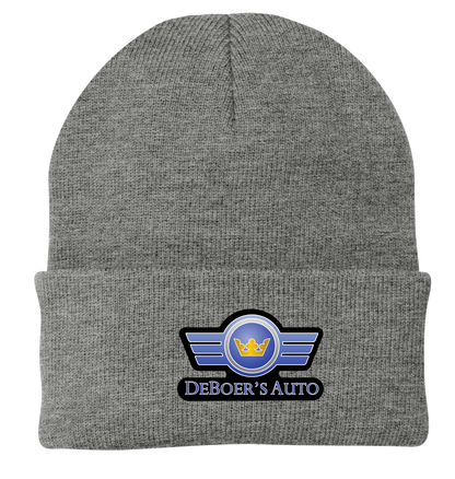 Lined Knit Cap / Beanie - Fleece-Lined CP90L - DeBoer's Auto