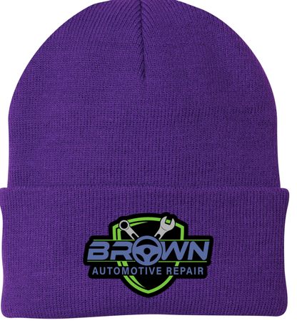 Port & Company® - Knit Cap / Beanie CP90 - Brown Automotive Repair