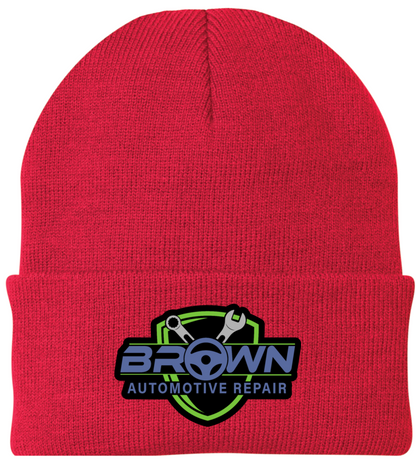 Port & Company® - Knit Cap / Beanie CP90 - Brown Automotive Repair