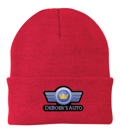 Lined Knit Cap / Beanie - Fleece-Lined CP90L - DeBoer's Auto