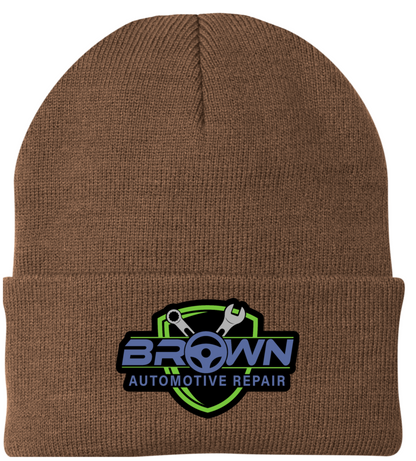 Port & Company® - Knit Cap / Beanie CP90 - Brown Automotive Repair