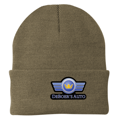 Lined Knit Cap / Beanie - Fleece-Lined CP90L - DeBoer's Auto