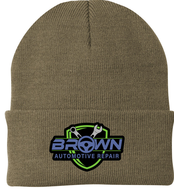 Port & Company® - Knit Cap / Beanie CP90 - Brown Automotive Repair