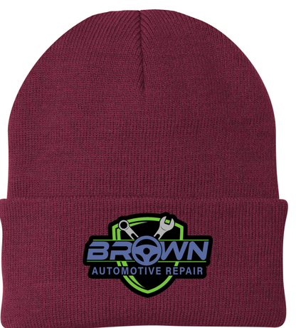 Port & Company® - Knit Cap / Beanie CP90 - Brown Automotive Repair