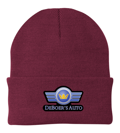 Lined Knit Cap / Beanie - Fleece-Lined CP90L - DeBoer's Auto