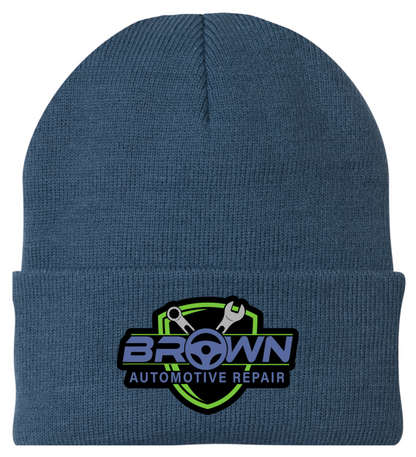 Port & Company® - Knit Cap / Beanie CP90 - Brown Automotive Repair