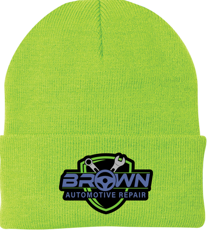 Port & Company® - Knit Cap / Beanie CP90 - Brown Automotive Repair