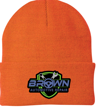 Port & Company® - Knit Cap / Beanie CP90 - Brown Automotive Repair