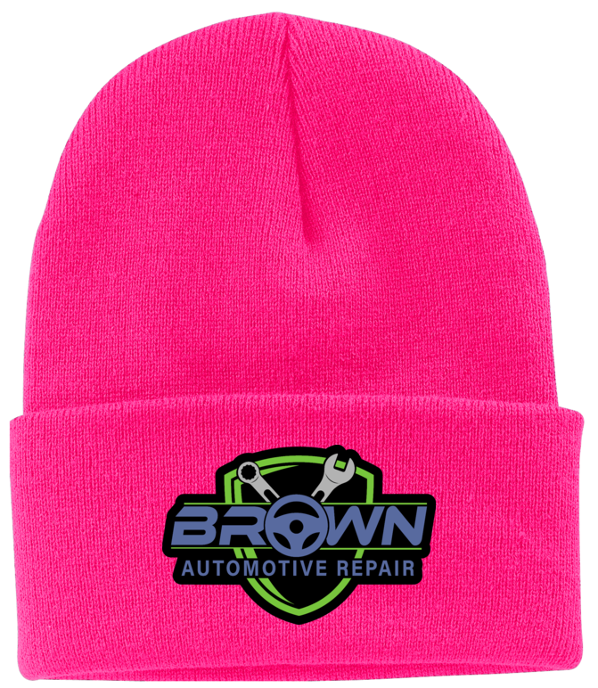 Port & Company® - Knit Cap / Beanie CP90 - Brown Automotive Repair