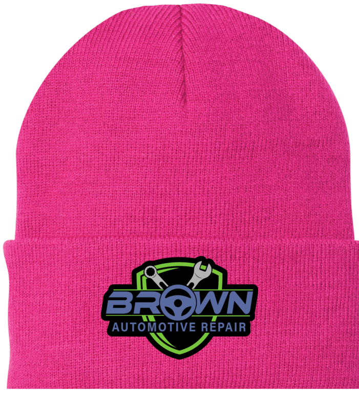 Port & Company® - Knit Cap / Beanie CP90 - Brown Automotive Repair