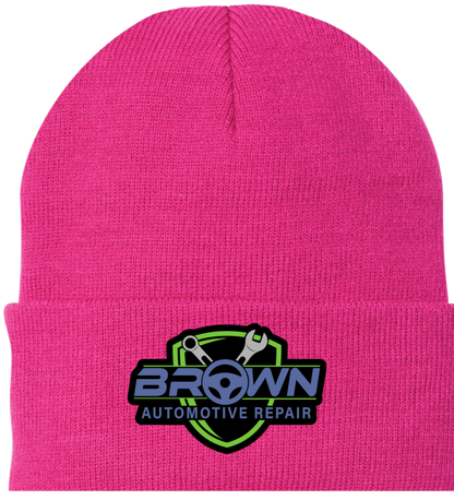 Port & Company® - Knit Cap / Beanie CP90 - Brown Automotive Repair