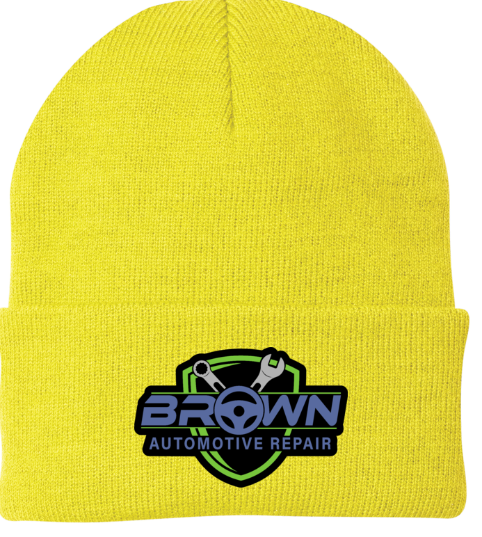 Port & Company® - Knit Cap / Beanie CP90 - Brown Automotive Repair