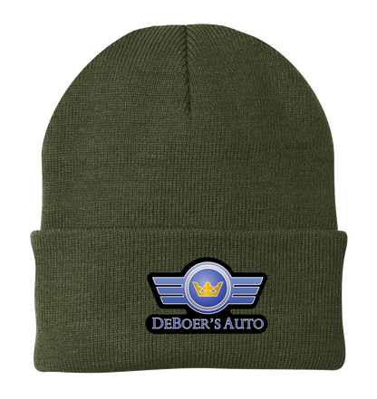 Lined Knit Cap / Beanie - Fleece-Lined CP90L - DeBoer's Auto