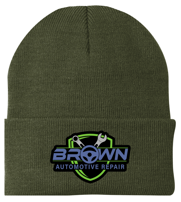 Port & Company® - Knit Cap / Beanie CP90 - Brown Automotive Repair