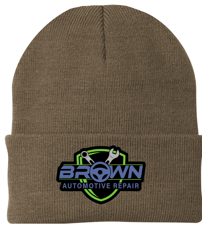 Port & Company® - Knit Cap / Beanie CP90 - Brown Automotive Repair