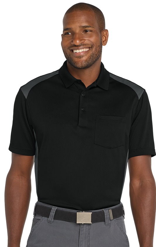 Mens - Cornerstone Snag-Proof Two-Way Colorblock Pocket - CS614