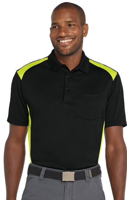 Mens - Cornerstone Snag-Proof Two-Way Colorblock Pocket - CS614