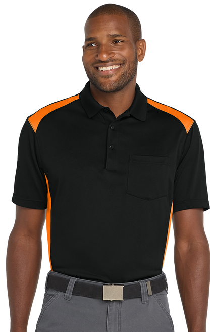 Mens - Cornerstone Snag-Proof Two-Way Colorblock Pocket - CS614