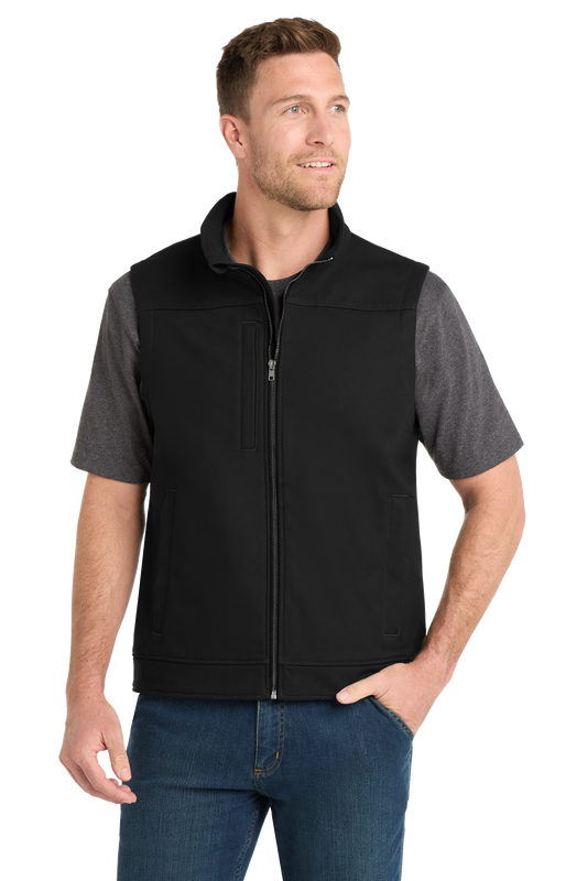 CornerStone® Embroidered Duck Bonded Soft Shell Vest