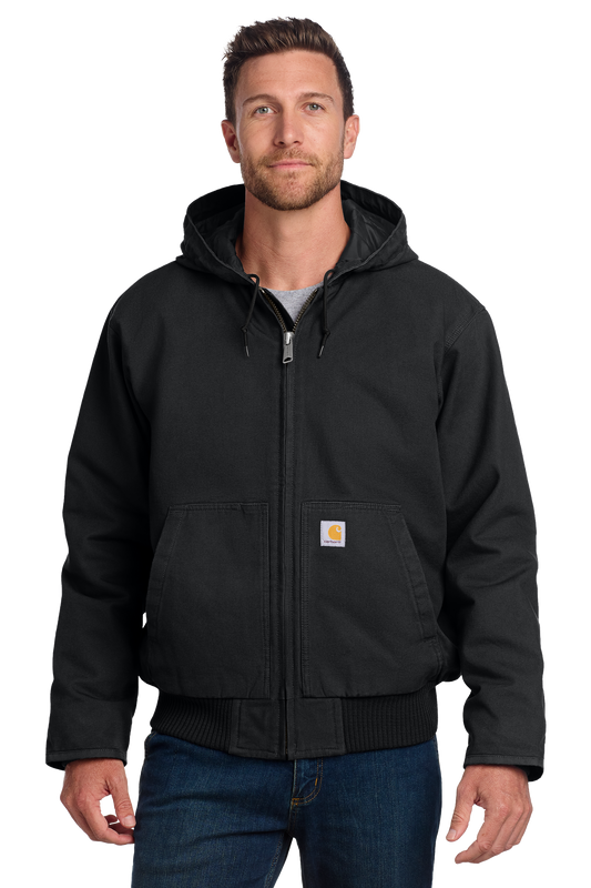 Embroidered Carhartt® Tall Washed Duck Active Duck Jacket - CTT104050