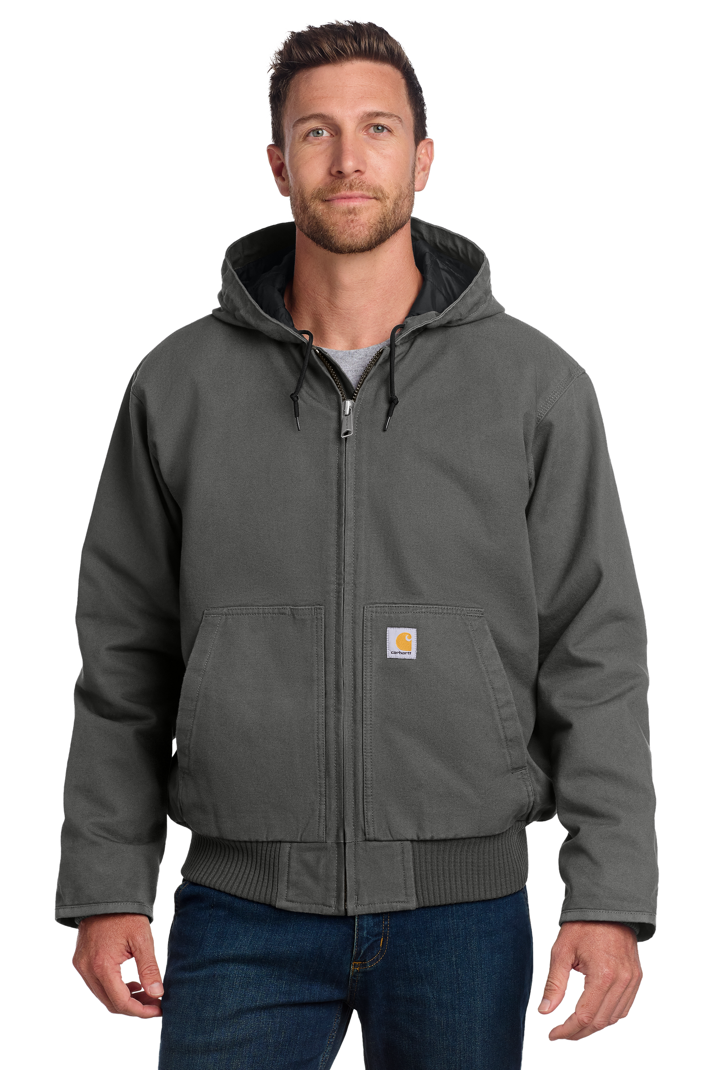 Embroidered Carhartt® Tall Washed Duck Active Duck Jacket - CTT104050