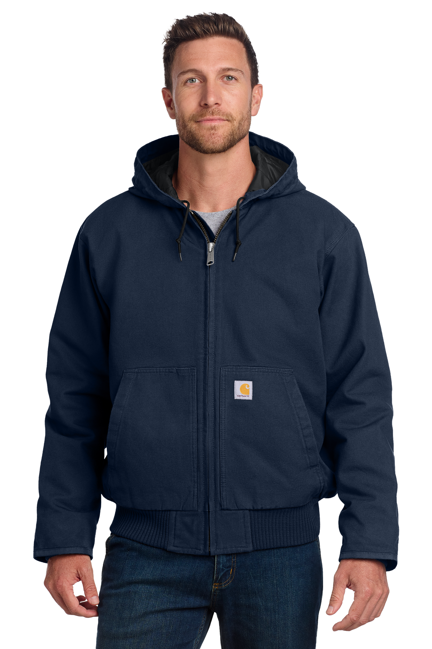 Embroidered Carhartt® Tall Washed Duck Active Duck Jacket - CTT104050