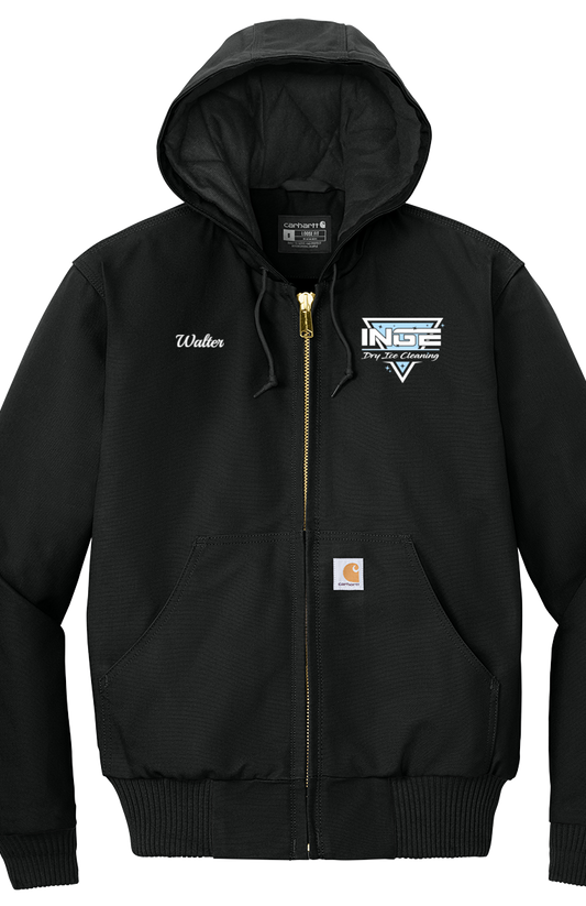 Jacket - Carhartt® Quilted-Flannel-Lined Duck Jacket CT106677 - Inge Dry Ice Cleaning