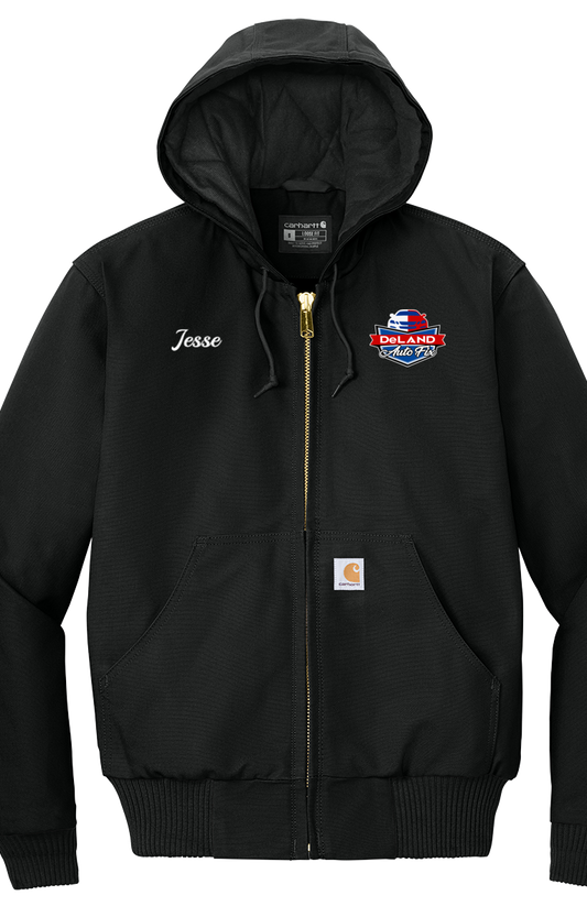 Jacket - Carhartt® Quilted-Flannel-Lined Duck Jacket CT106677 - DeLand Auto Fix