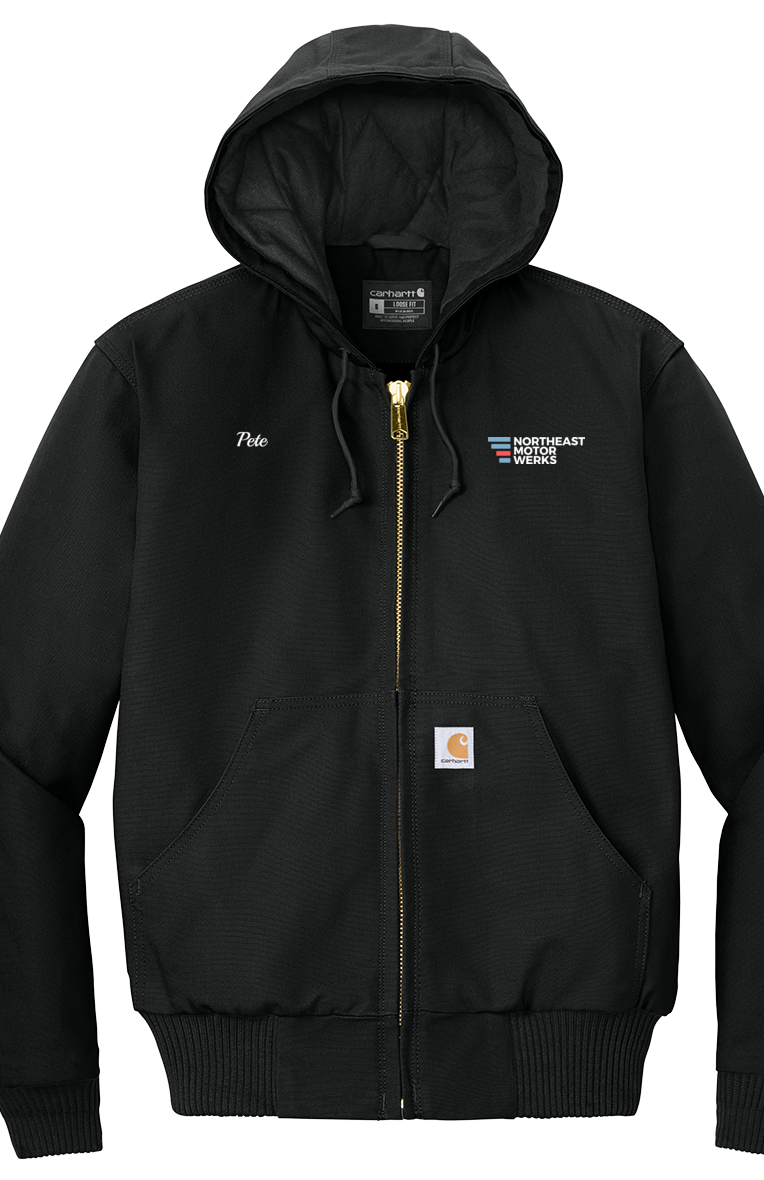 Jacket - Carhartt® Quilted-Flannel-Lined Duck Jacket CT106677 - Northeast Motor Werks