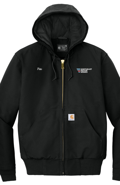 Jacket - Carhartt® Quilted-Flannel-Lined Duck Jacket CT106677 - Northeast Motor Werks