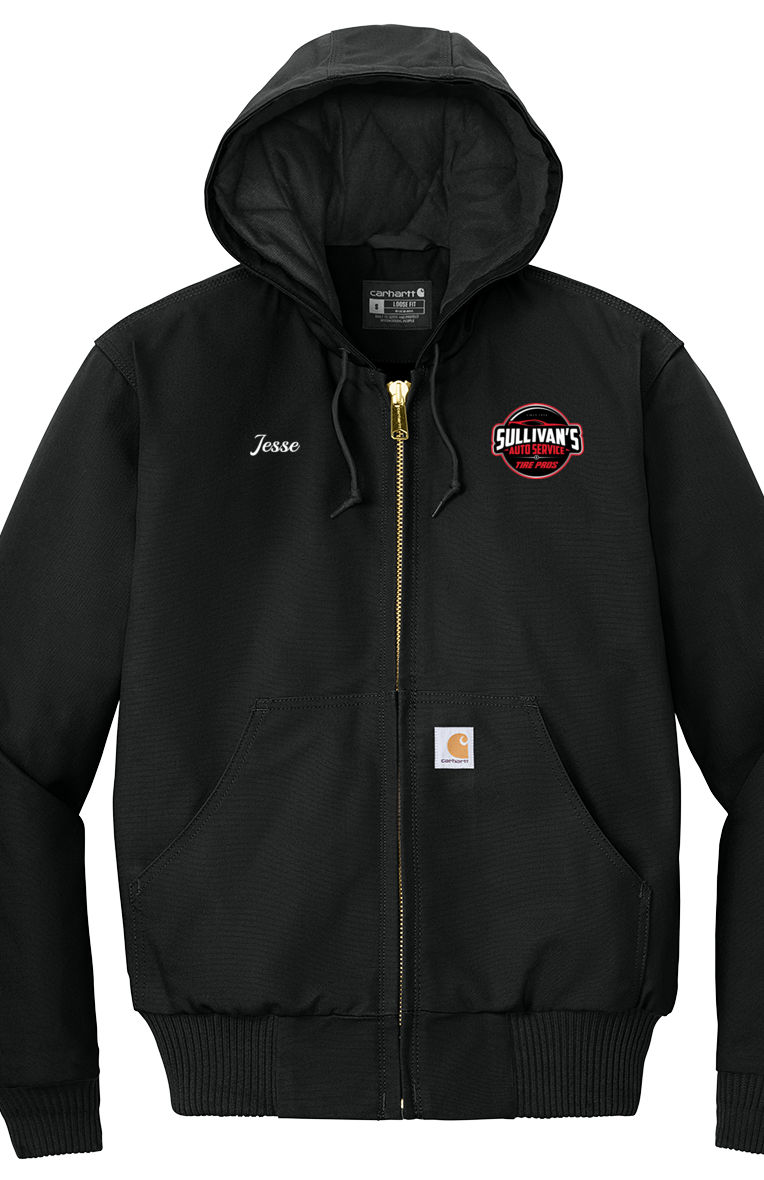 Jacket - Carhartt® Quilted-Flannel-Lined Duck Jacket CT106677 - Sullivan’s Auto Service and Tire Pro