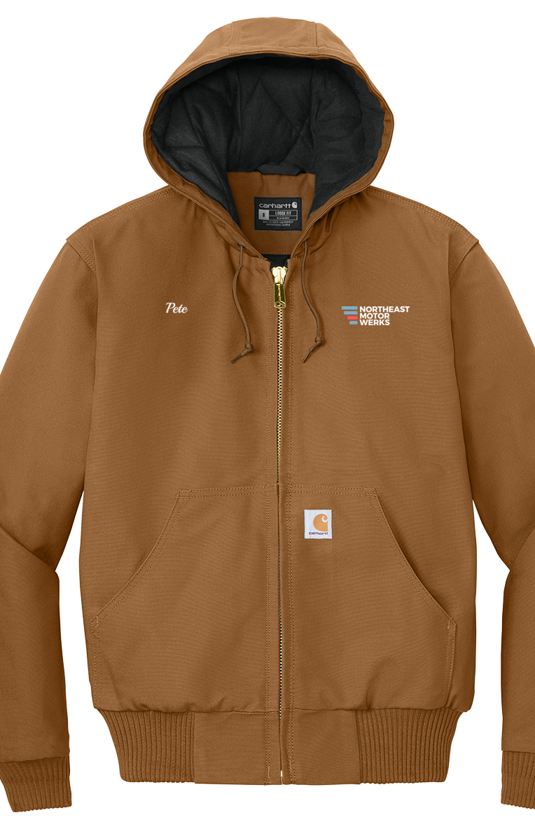 Jacket - Carhartt® Quilted-Flannel-Lined Duck Jacket CT106677 - Northeast Motor Werks