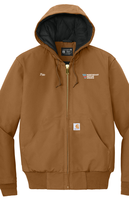 Jacket - Carhartt® Quilted-Flannel-Lined Duck Jacket CT106677 - Northeast Motor Werks