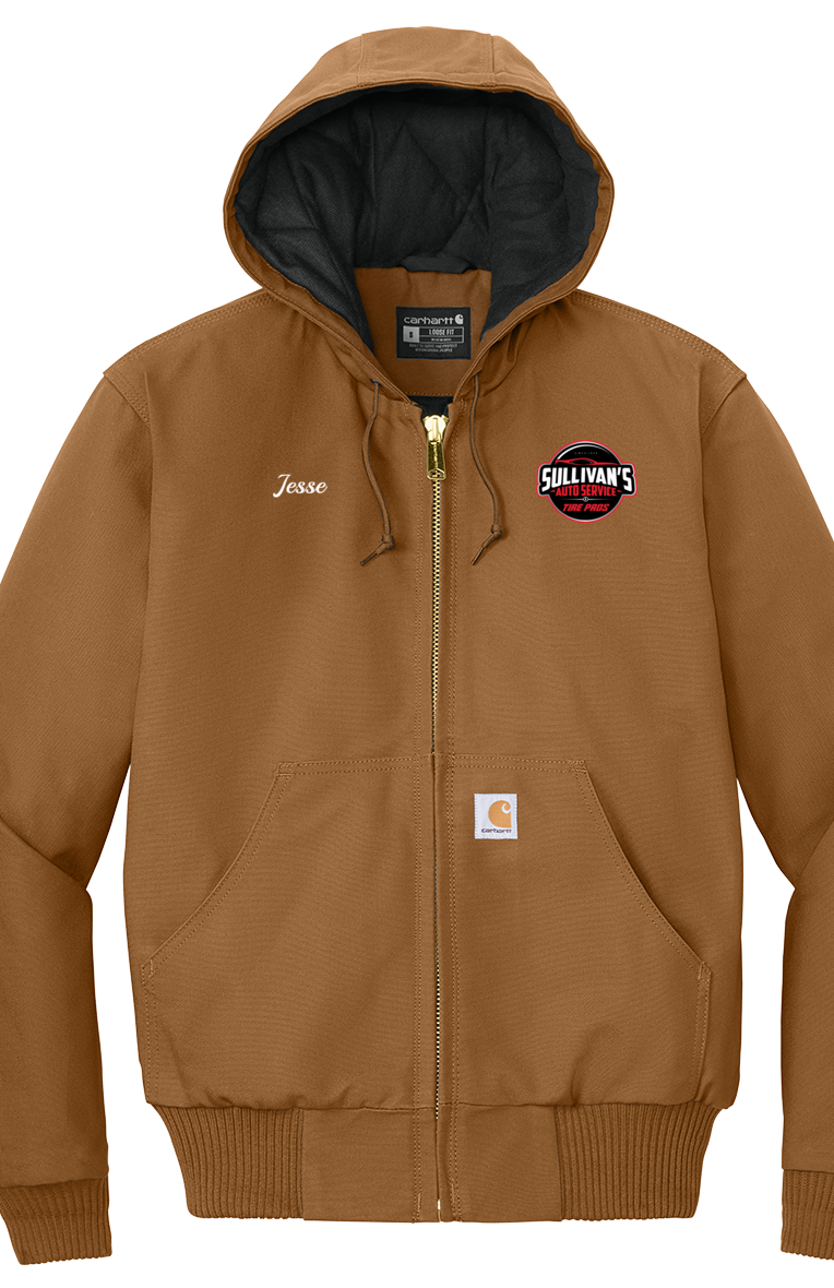 Jacket - Carhartt® Quilted-Flannel-Lined Duck Jacket CT106677 - Sullivan’s Auto Service and Tire Pro