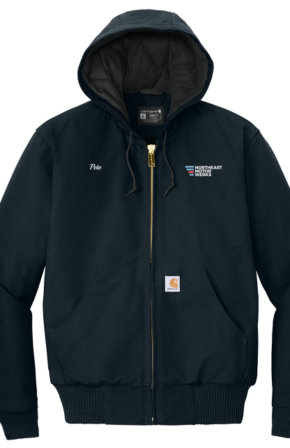 Jacket - Carhartt® Quilted-Flannel-Lined Duck Jacket CT106677 - Northeast Motor Werks